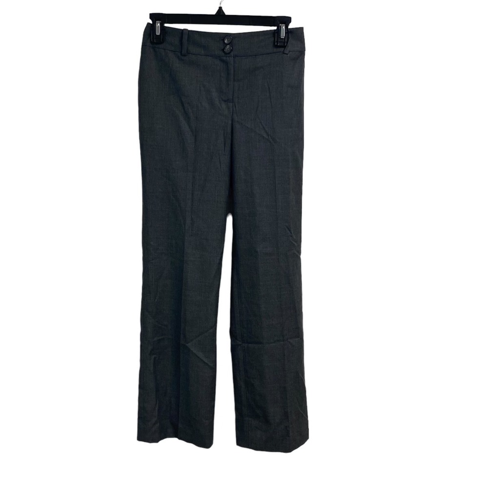 Ann Taylor Audrey Dress Pants Womens 0P Grey New Wide Leg Professional Trousers